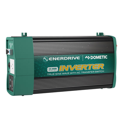 Enerdrive ePower 2000W/12V PSW Inverter w/ AC xfer