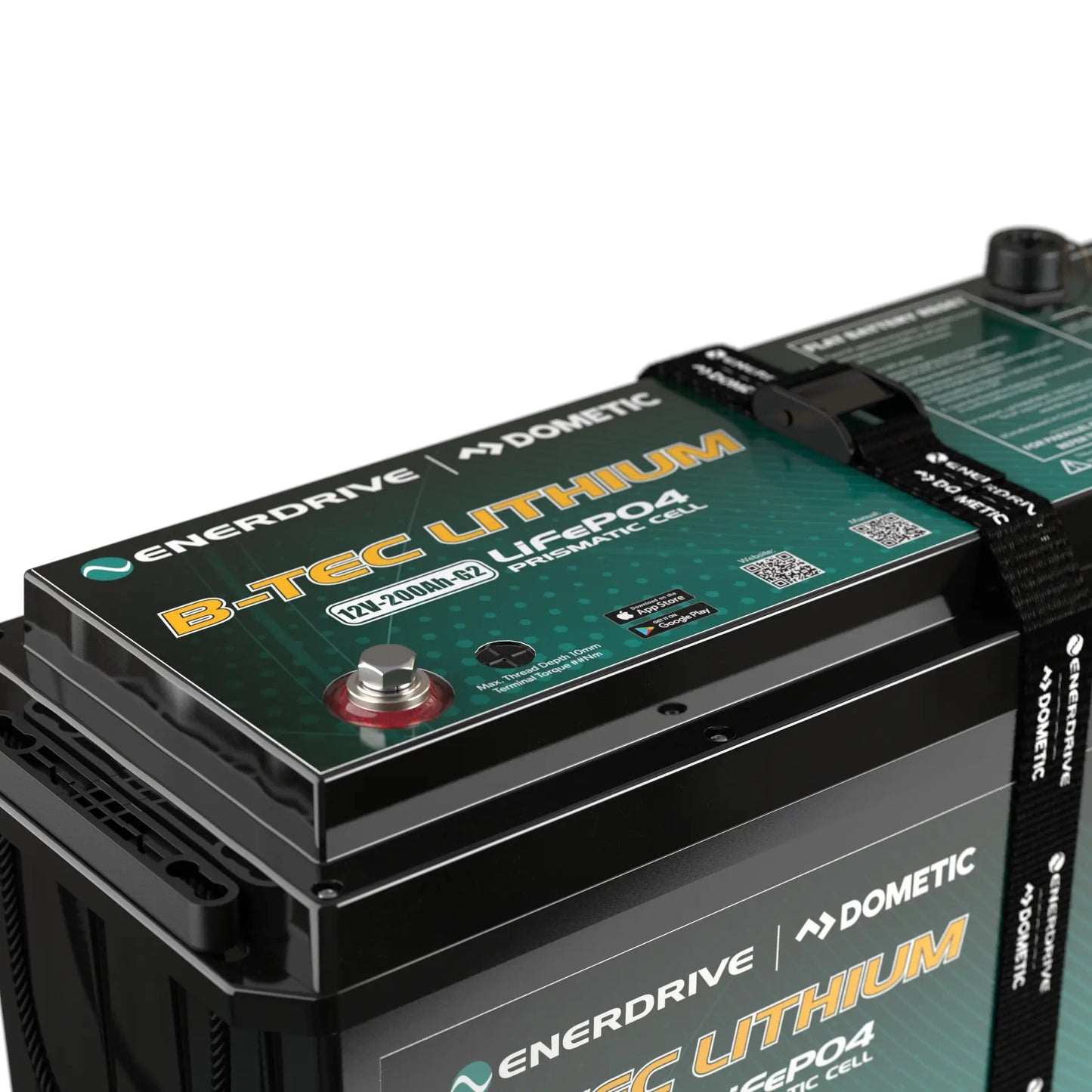 Enerdrive B-TEC 12V 200Ah G2 Lithium Battery