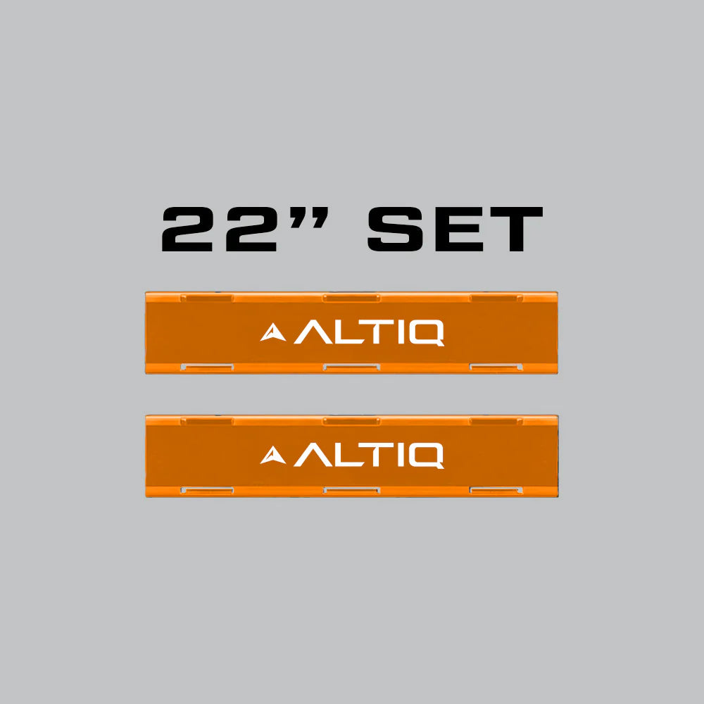 Altiq Single Row Light Bar Amber Covers
