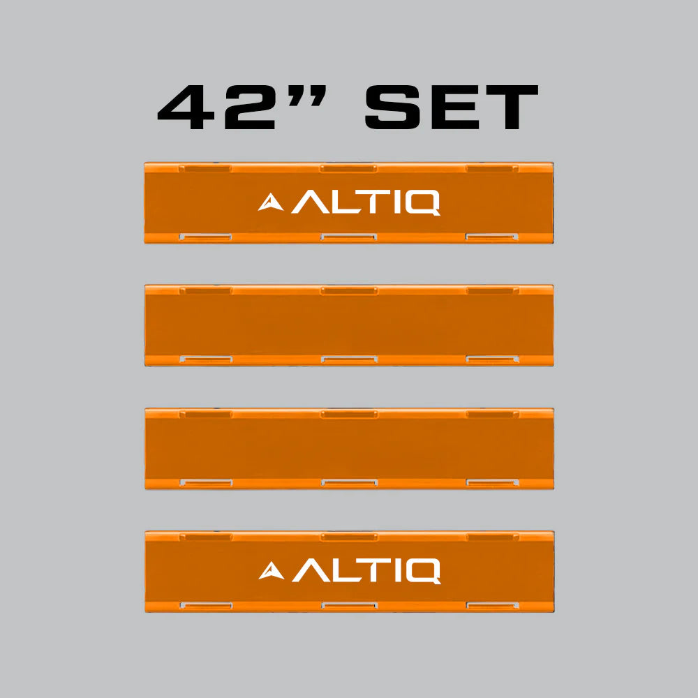 Altiq Single Row Light Bar Amber Covers