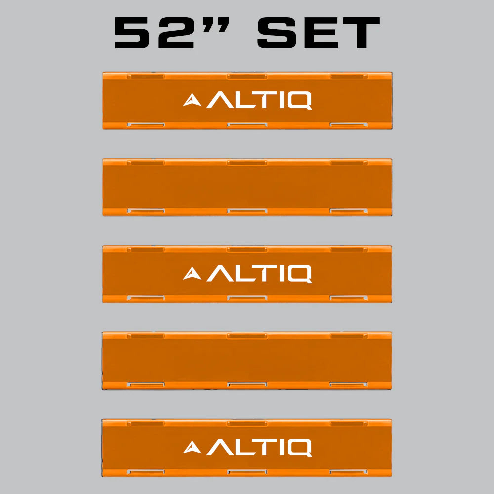 Altiq Single Row Light Bar Amber Covers