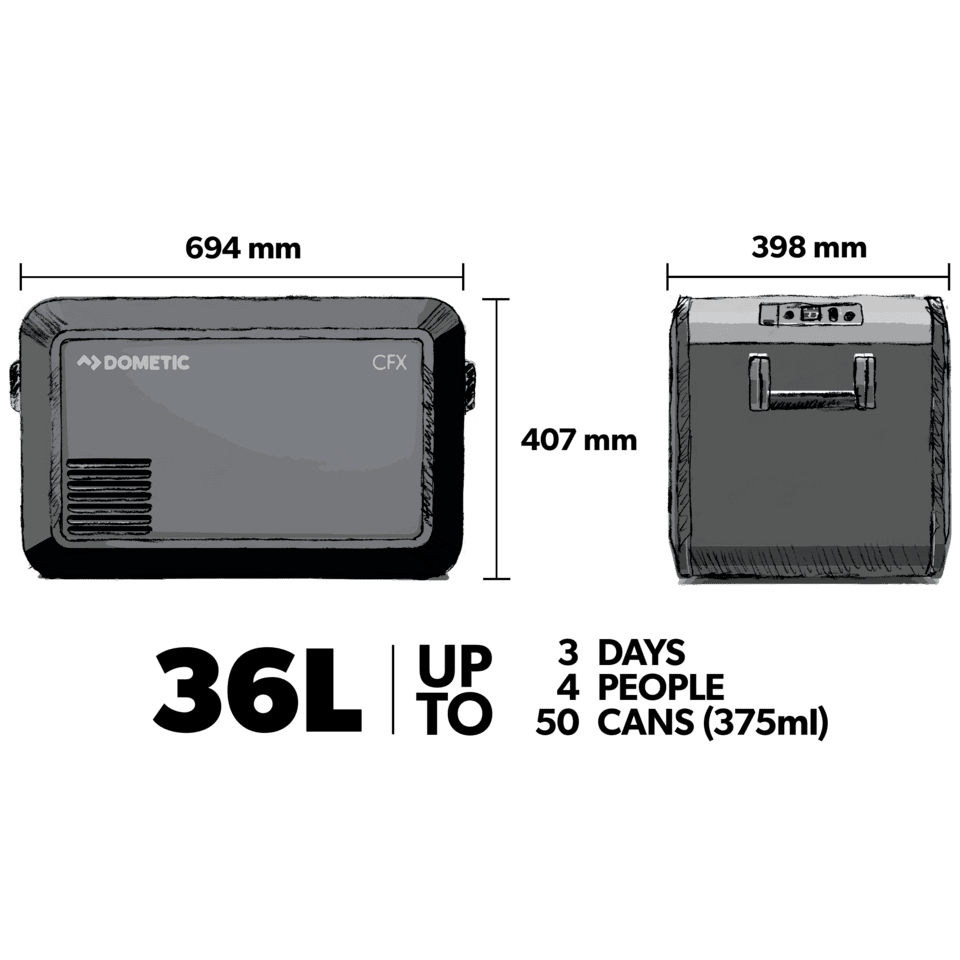 Dometic CFX3-35 36L Fridge/Freezer